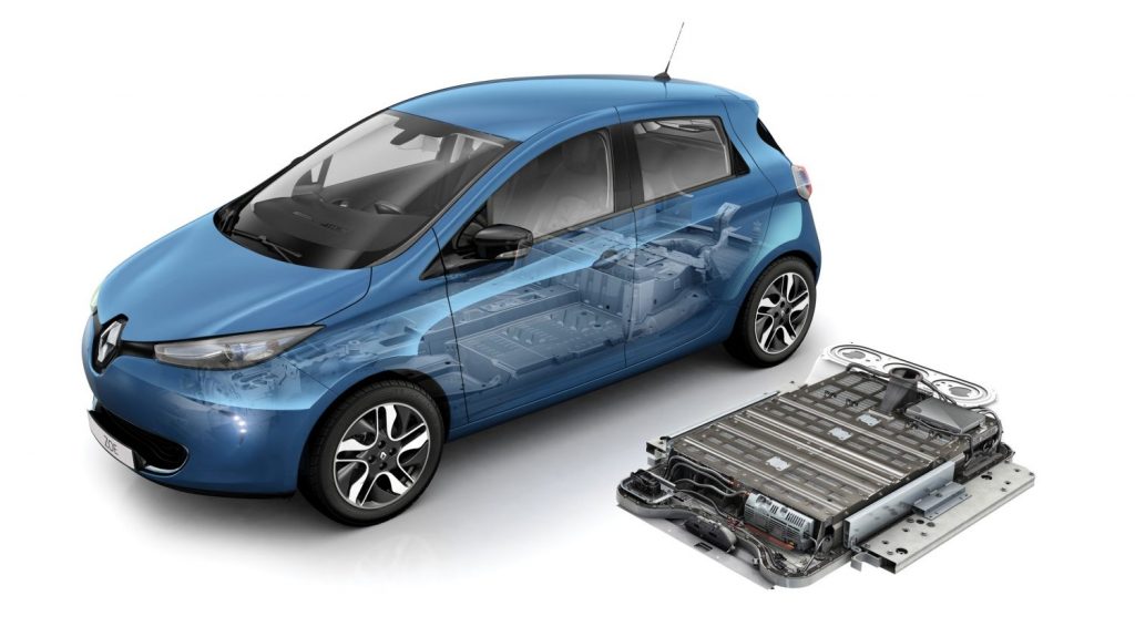 renault zoe batteria